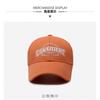 Unisex Cotton Baseball Cap With Embroidered Letters - Short Brim Sun Hat Outdoor Casual Wear