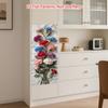 84Style Fridge Stickers Refrigerator Cover Door Landscape Plant Sea Vinyl Self Adhesive Kitchen Furniture Decor Wrap Freezer Sticker DIY
