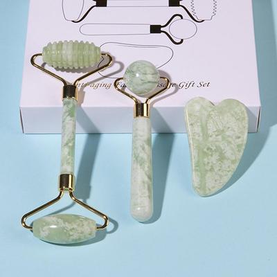 Xiuyu Jade Roller & Gua Sha Set - Kosmetický přístroj na masáž obličeje