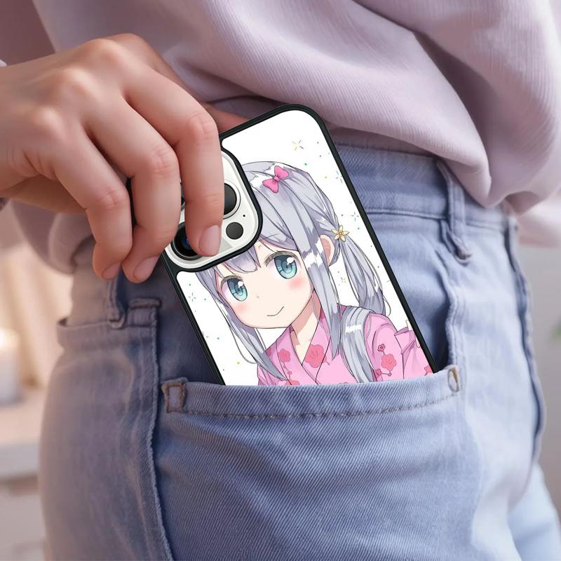 Cute Girl Izumi Sagiri Phone Case For iPhone 17 Air 15 16e 14 13 Pro Max Coque 12 11 Pro Max PLUS Cover