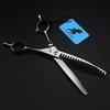 7.0 inch dense teeth, fishbone teeth, pet grooming scissors, tooth scissors, curved scissors, pet trimming scissors, thin scissors