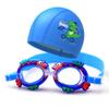 MDNG Kids' Cartoon Swim Goggles & Cap Set