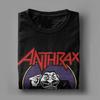 Anthrax Among The Living T Shirt for Men Pure Cotton Unique TShirts O Neck  Tees Short Sleeve Clothing Summer