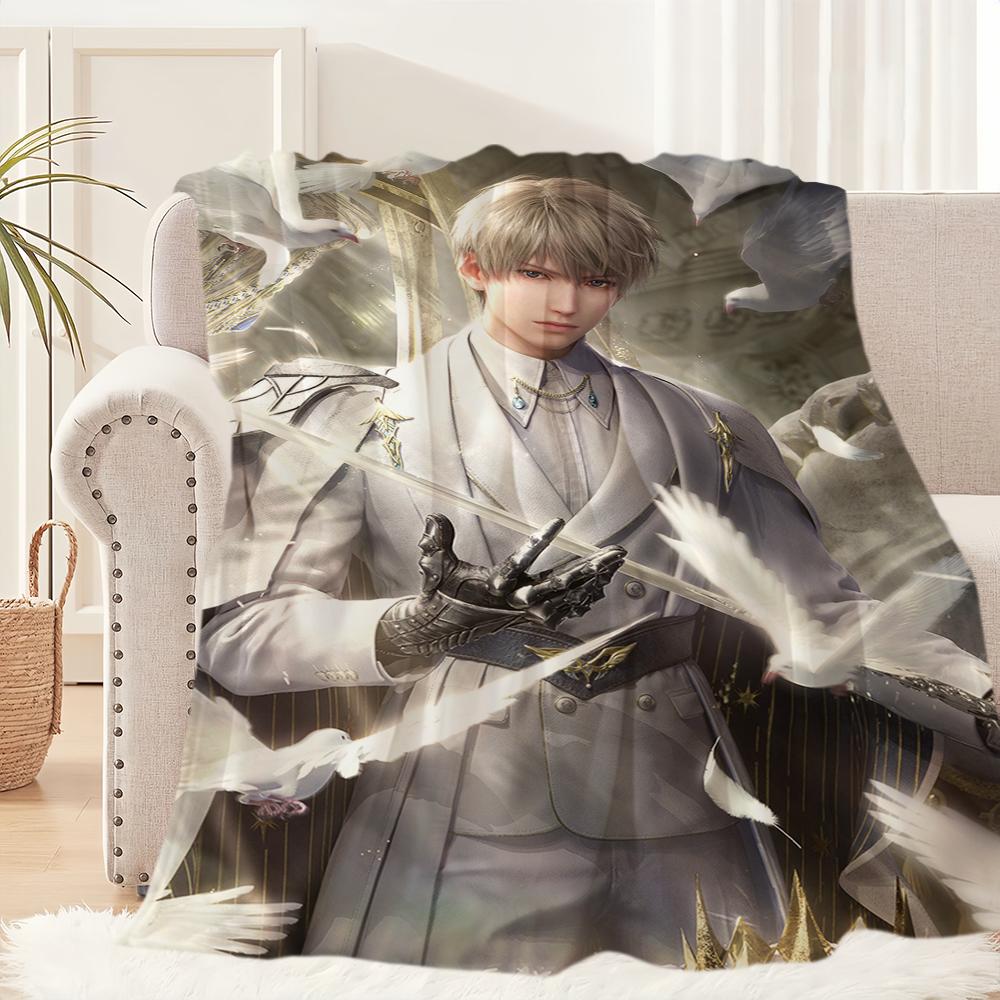 Game Love and Deepspace Xavier Blanket Blanket for Couch Sofa Travel Home Hiking Picni Bed Beding Flannel Blanket birthday gift