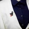 Women Halloween Cat Brooch Enamel Cat Wedding Banquet Brooch Pin Skirt Decoration