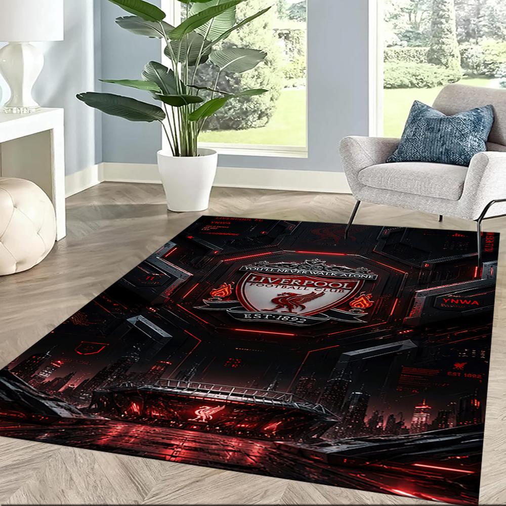 Liverpool Football Club Floor Mat Perfect For Study Room Dormitory Kitchen Entryway Antislip Carpet Decorate Offices Birthdaychristmas Gift