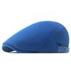 Berretto estivo in rete traforata berretto traspirante versione coreana da donna cappello da sole alla moda cappello forward da uomo tinta unita
