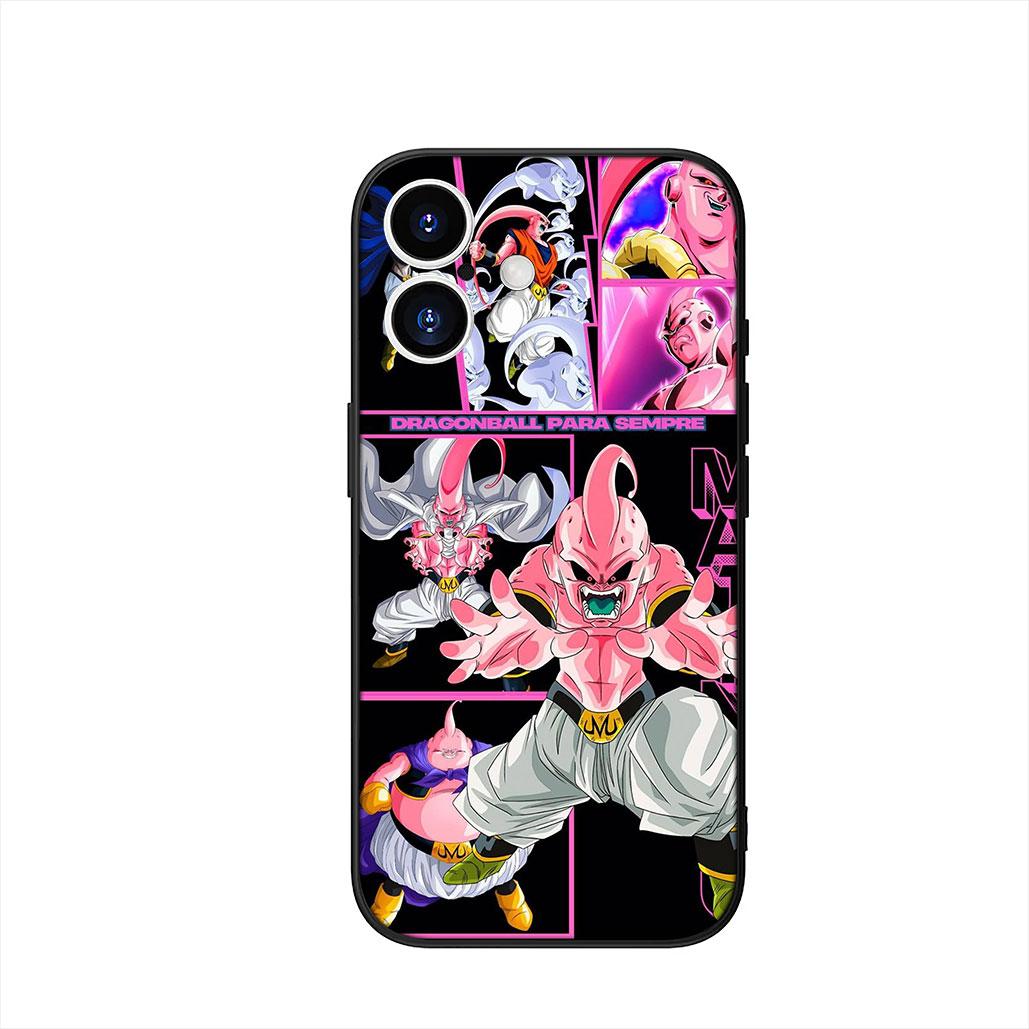 

Majin Buu Dragons Gokus Balls Phone Cover Case for Apple iPhone 17 16 15 11 Pro XS Max XR 6 7 8 Plus + SE 2020 5 16E Casing iPhone 11 Pro