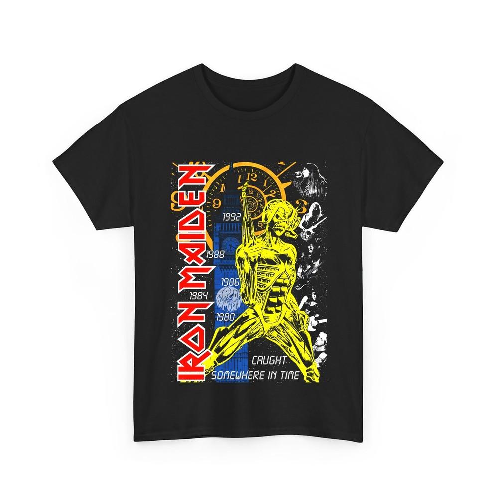 

Iron Maiden - Somewhere in Time Jumbo - Черная футболка Размеры S-3XL 2XL