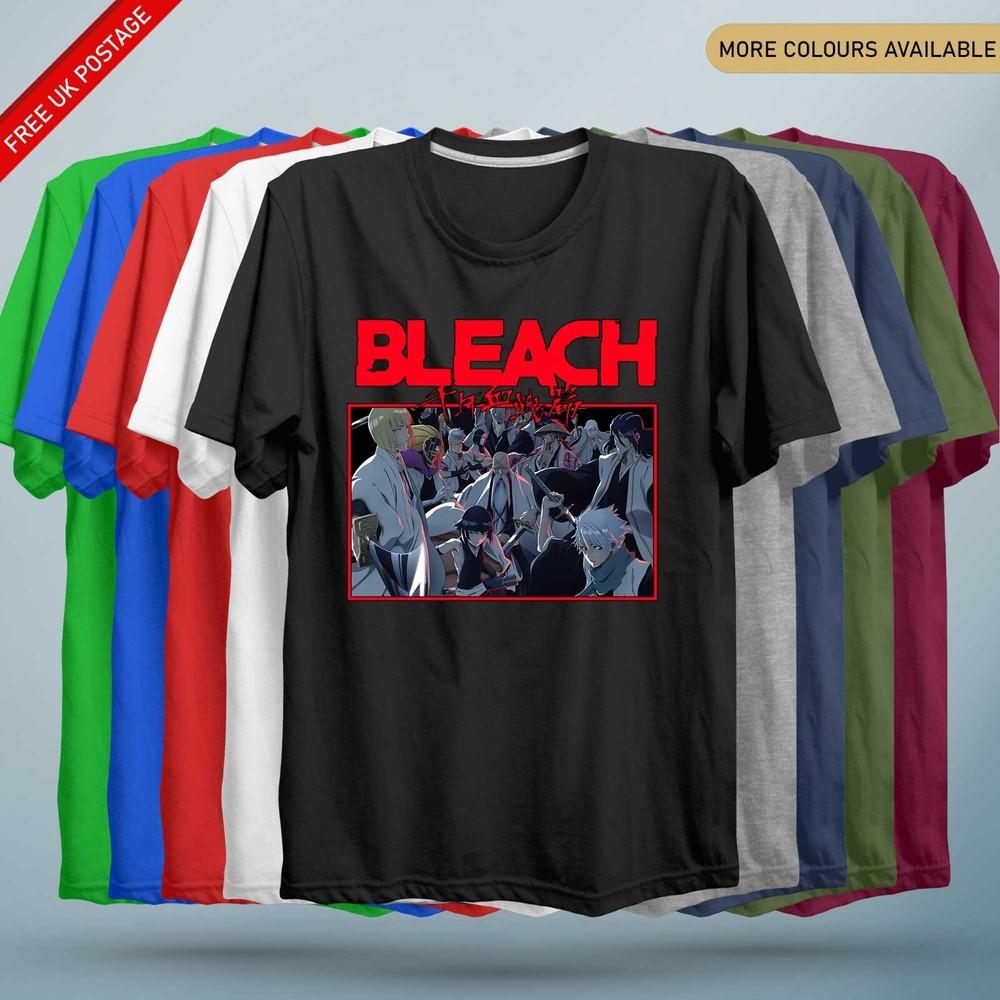 Bleach T Shirt Anime Shirt Epic Anime Graphic T Shirt Ichigo Kenpachi Aizen Top S