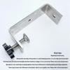 304 Stainless Steel G-Shaped Tiger Clamp, UC Type, Protective Square Widened Fixing Clip