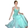 French Sexy Retro Sequin Dress Women's Suspender Waist Fishtail Dress Birthday Party Dress Long Skirt