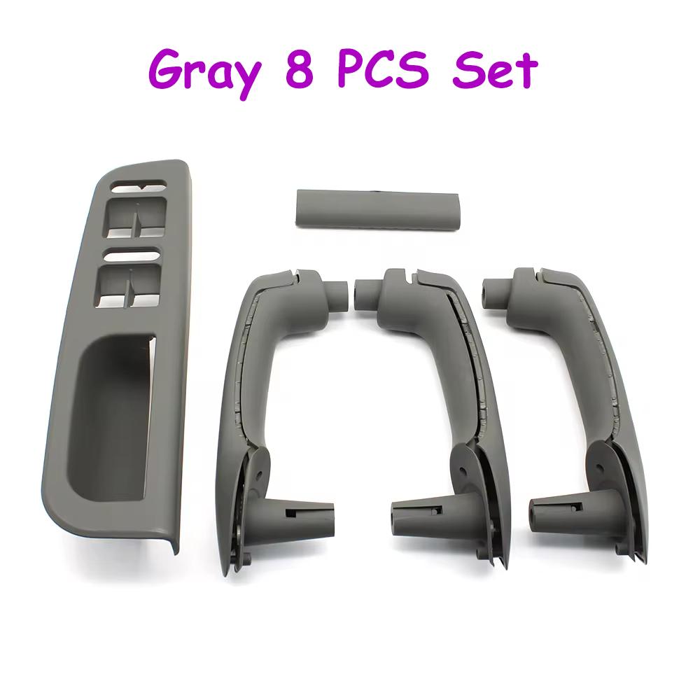 Golf 4 MK4 Jetta LHD Carbon Fiber Front Rear Left Right Door Handle Set Replacement For Volkswagon VW Bora 1999-2004