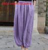 Cotton Linen Loose Fit Pants For Women Summer Boho Style Casual Trousers