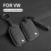 Suede Autoklep Sleutelhoes Cover voor VW Volkswagen Golf 7 MK7 Tiguan MK2 T-roc Skoda Octavia Kodiaq Karoq Seat Ateca Leon Passat