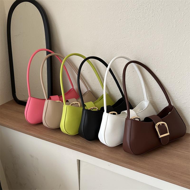 Stylish Minimalist Single Shoulder Bag French Style Underarm Bag For Daily Wear