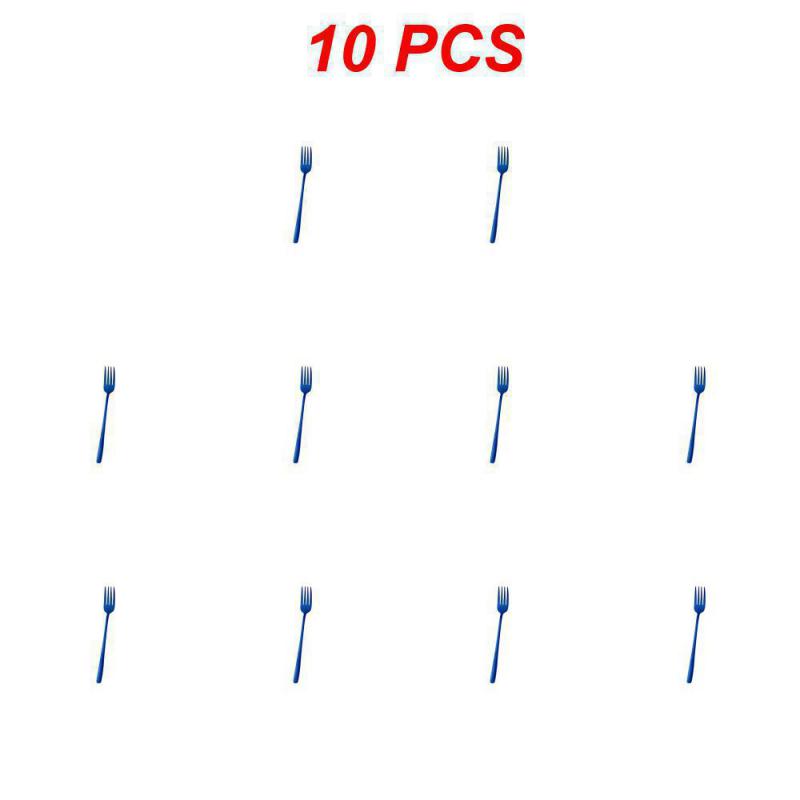 10/30/50PCS Main Fork Beautiful Fashion Not Easy To Break Stainless Steel Kitchenware Fork Easy To Clean Multipurpose 22.6g