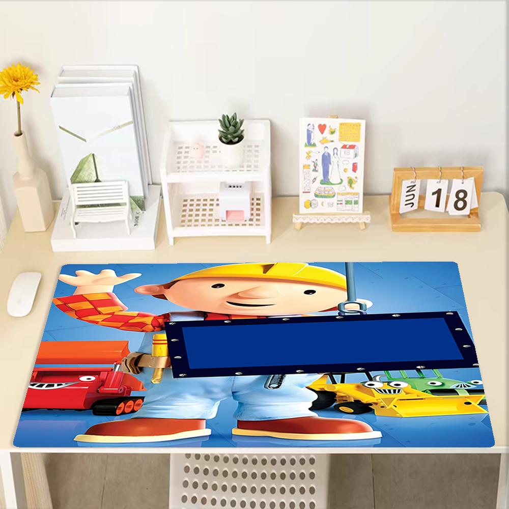 Tappetino Mouse Tema Bob Aggiustatutto, Base in Gomma Antiscivolo, Multifunzionale per Ufficio e Casa, Perfetto per la Personalizzazione dello Spazio di Lavoro.