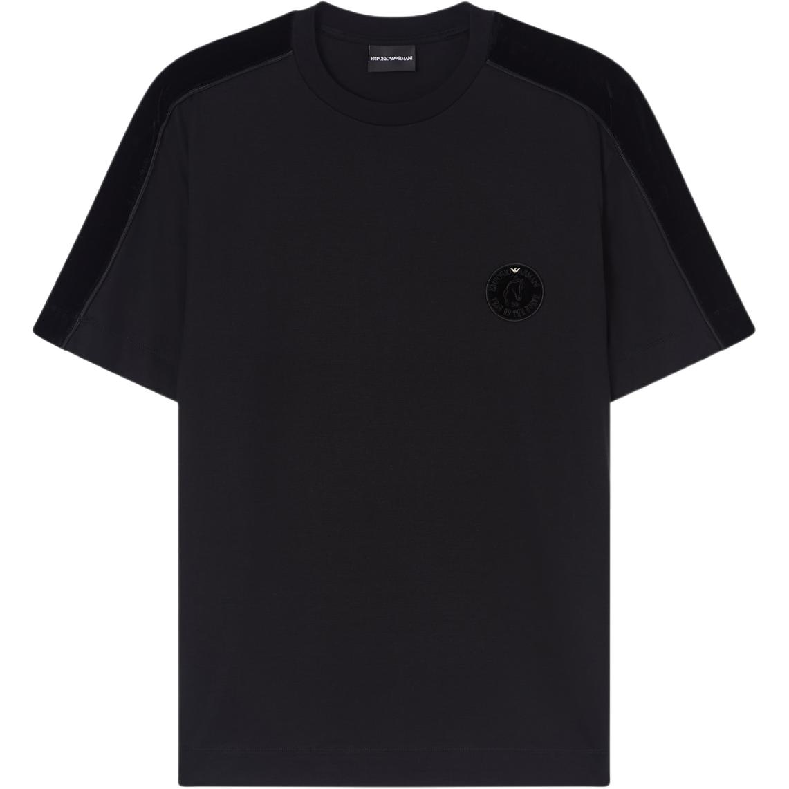 

Emporio Armani FW25 Lunar New Year Collection Round Neck Patch Short Sleeve Regular Embroidered Spliced T-Shirt Men T-Shirt EM005342-AF10017-UC001 XXXL