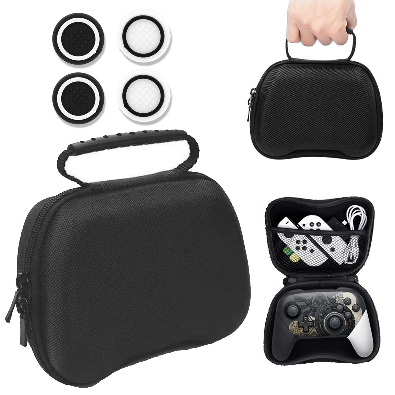 

LIKENNY Controller Storage Controller Stick Compatible with Dedicated Storage Scratch Easy to Protective Storage Bag Case, Cover, PS5/PS4/Xbox/Switch,