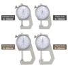 1pc Leather Thickness Gauge, Handheld High-Precision Measuring Tool for DIY Crafting, Dual Flat & Pointed Tips, Digital Display