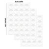 72Pieces Universals Silicone Shims with Various Quilting Templates Size for Flexible Sewing and Crafting Applications