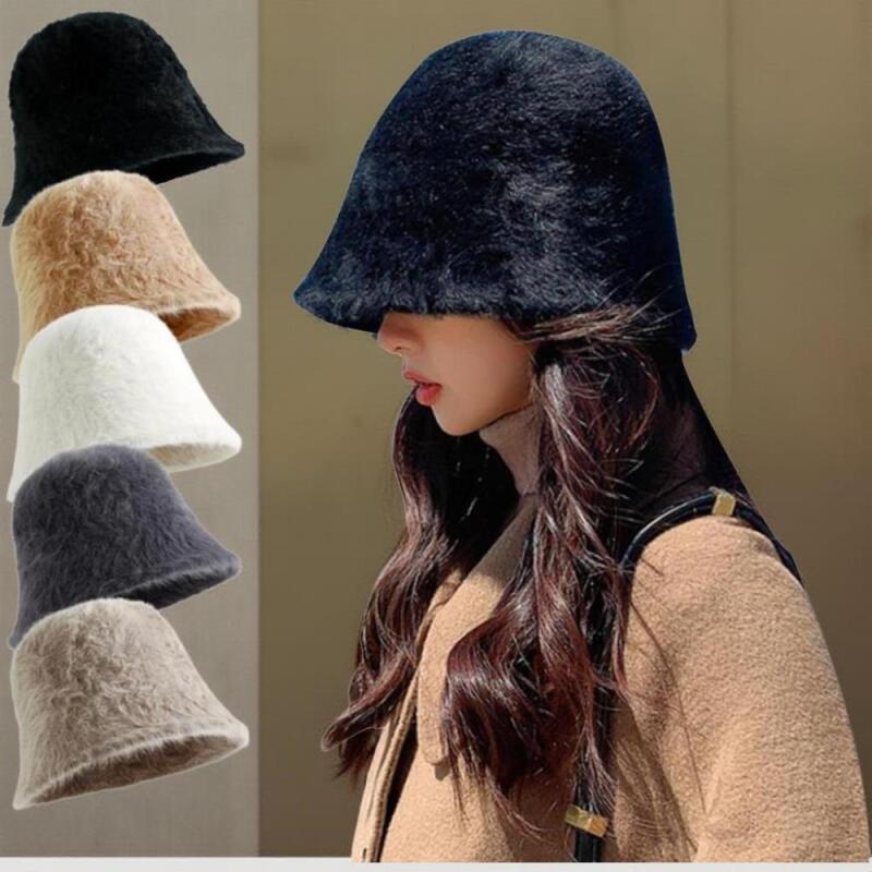 Klassieke Zachte Bont Emmer Wintermuts voor Dames