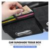 Car Accessories Sunvisor Tissue Box Paper Towel Storage Holder For Volkswagen VW Polo Jetta Sagitar Magotan Passat B5 B6 B7 CC zg8
