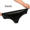 Patent Leather Chastity Belt Pants with Butt Anal Plug Vagina Dildo Panties Thong Briefs G String Lingerie Sex Toys Woman Men