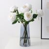 48cm Real Touch Peony Artificial Flowers Branches Rose Decor For Home Vase Wedding   Christmas Valentine's Gift Fake Flower