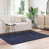 VidaXL Tapis shaggy à poils longs bleu marine 120x170 cm polyester, tapis, tapis de chambre, tapis moderne, tapis de salon, 4102827