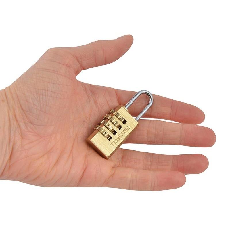 Faithfull Brass Combination Padlock