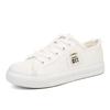 Spring and Autumn Canvas Shoes Female Students Flat Bottom Breathable Casual Board Shoes Large Size Little White Shoes