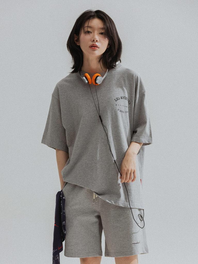 Aenhacheu Bermuda Jersey Shorts_Melange