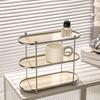 Bathroom Counter Organizer Shelf Cosmetic Storage for Bedroom 3 Layer