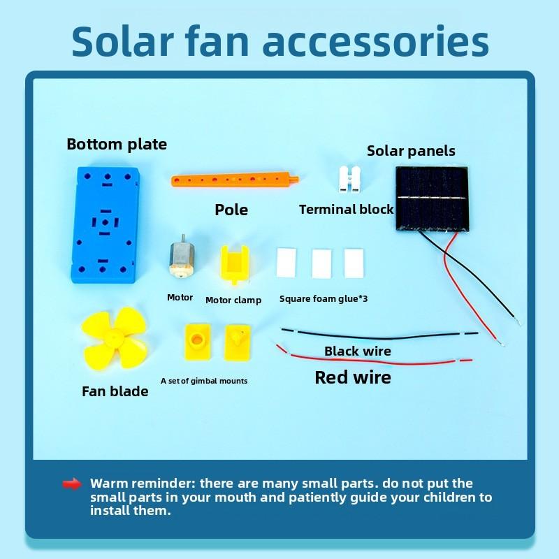 Wissenschaftliches Experiment DIY Solarventilator-Kit Mit Erneuerbarer Energietechnologie Für Pädagogische Projekte für Kinder
