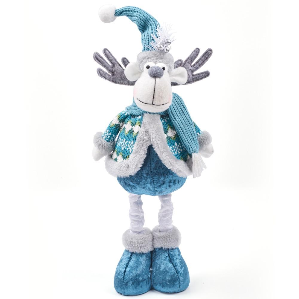 Snowman Elk Christmas Telescopic Doll Ornaments Cute Merry Christmas Decoration  New Year Supplies
