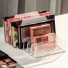 Makeup Acrylic Organizer Multi-cell Display Box Makeup Blush Cosmetics Shelf 7-compartment Plastic Eye Shadow Tray Storage Box