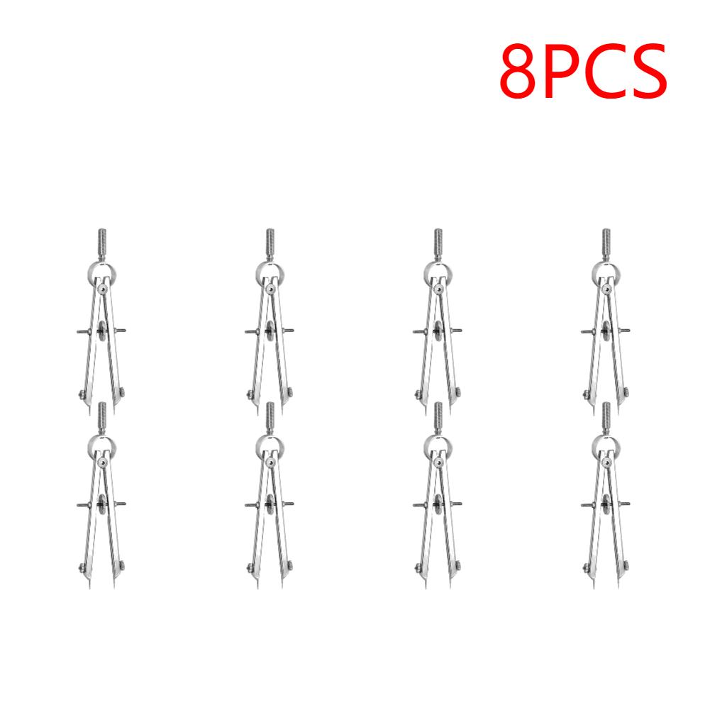 10-1 Pcs Multifunction Bow Divider Spring Compasses Engineering Compasses Drawing Tool Metal Geometry Compass Bow Divider