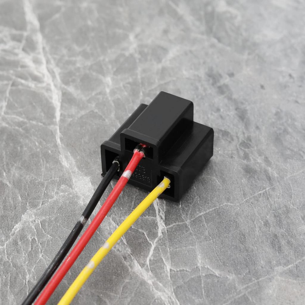 eMagTech Headlight Wiring Connector Replacement for H4 HB472 472 Bulb 3 Pin Headlight Repair Lamp Harness Connector Plug Cable Socket
