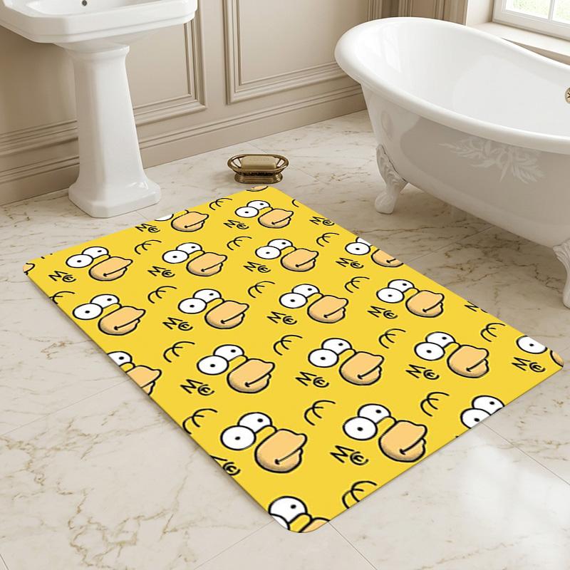 Yellow Faces Living Room Nonslip Area Rug Soft Carpet For Bedroom Game Playroom Sofa Office Home Decor Doormat Christmas Gift C926508