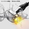 evermotor Chrome 3 In 1 Mini LED Motorcycle Turn Signal Light E Approved CNC