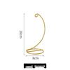 Modern Minimalist Hanging Glass Sphere with Iron Stand for Plants
