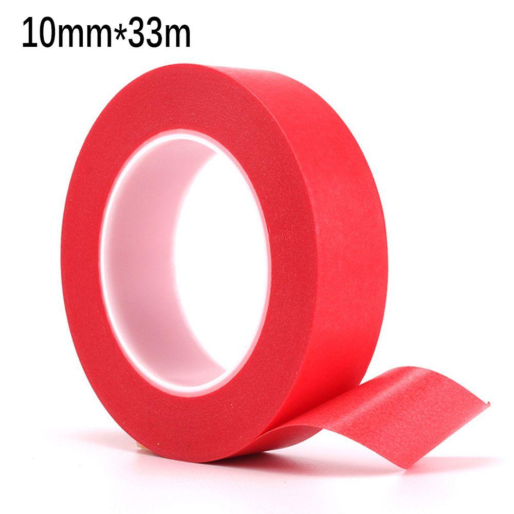 Red Non-residue Automotive Baking Paint Masking Tape High-viscosity PET Tape Heat Resistant