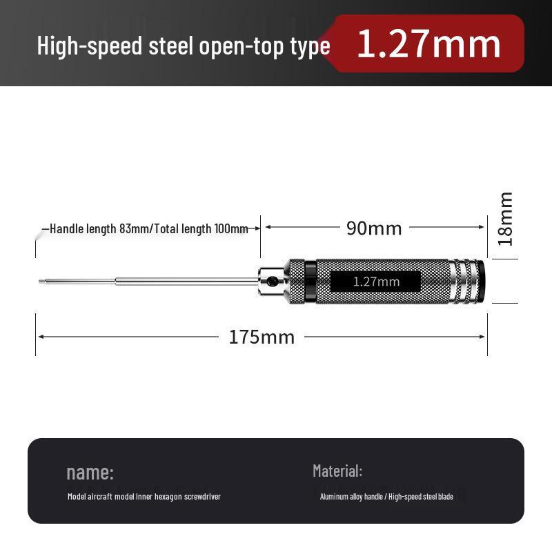 Modellbau Sechskant-Schraubendreher Set - 1,27/1,3/1,5/2,5mm 6-Kant Schlüssel Werkzeug