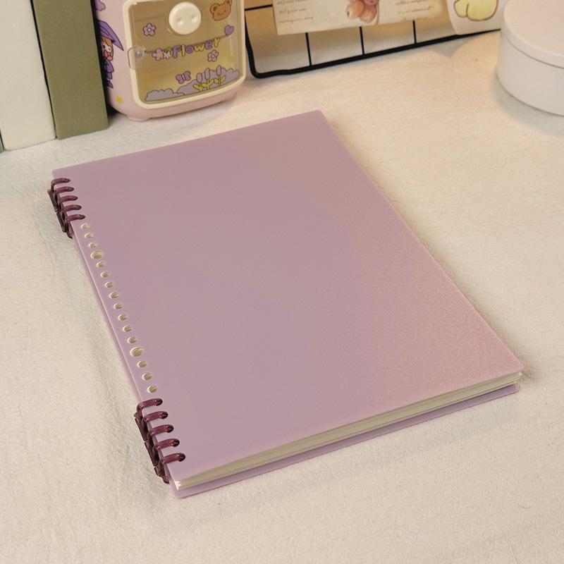 B5 Hand-Friendly Loose-Leaf A4 Junior Notebook with A5 Detachable Coil for Students
