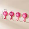 Dopamine Non-traceable Wall-mounted Hooks Hole-free Strong Load-bearing Non-traceable Hooks Multifunctional Household Round Small Hooks