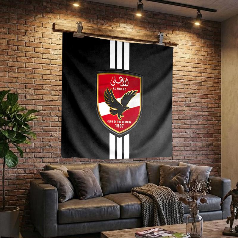 1PC America Club's Crest With Rabbit Tapestry, Unique Design Tapestry, Wall Decor for Bedroom,Livingroom, Playroom,Heartwarming Fan Holiday Gifts