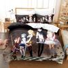 New 3D Kawaii Girl Anime Puella Magi Madoka Magica Bedding Set Cartoon Anime three-piece set Adult Kid Bedroom Duvet cover Sets