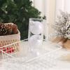 8cm Laser Christmas Balls Pendant Shatterproof Reusable Colorful Christmas Hanging Balls Elegant Plastic Xmas Tree Pendants